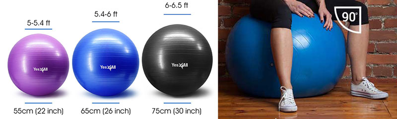 Как выбрать мяч для фитнеса по росту, весу и размеру? какие модели мячей лучше?