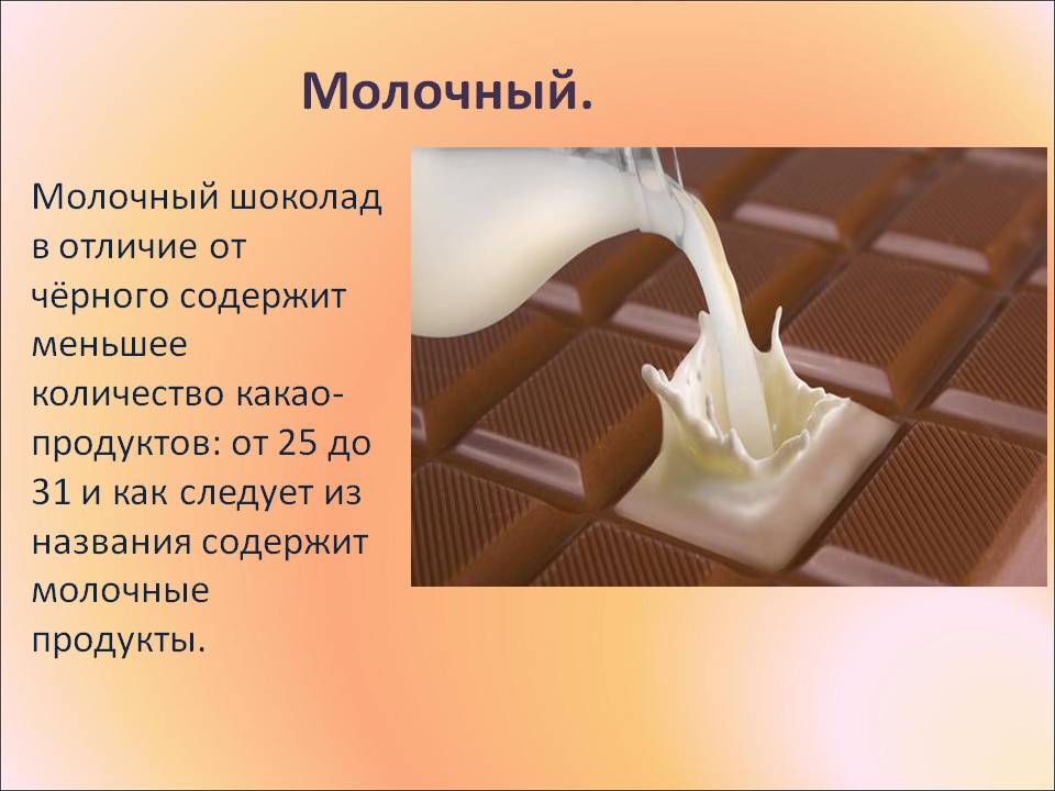 Молочный шоколад: калорийность на 100 грамм, состав, польза и вред, чем полезен без сахара, сколько калорий в плитке