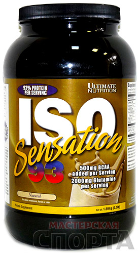 Iso sensation 93 от ultimate nutrition: как принимать, состав