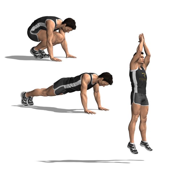 Берпи (бурпи): техника выполнения упражнения, отзывы | твой фитнес