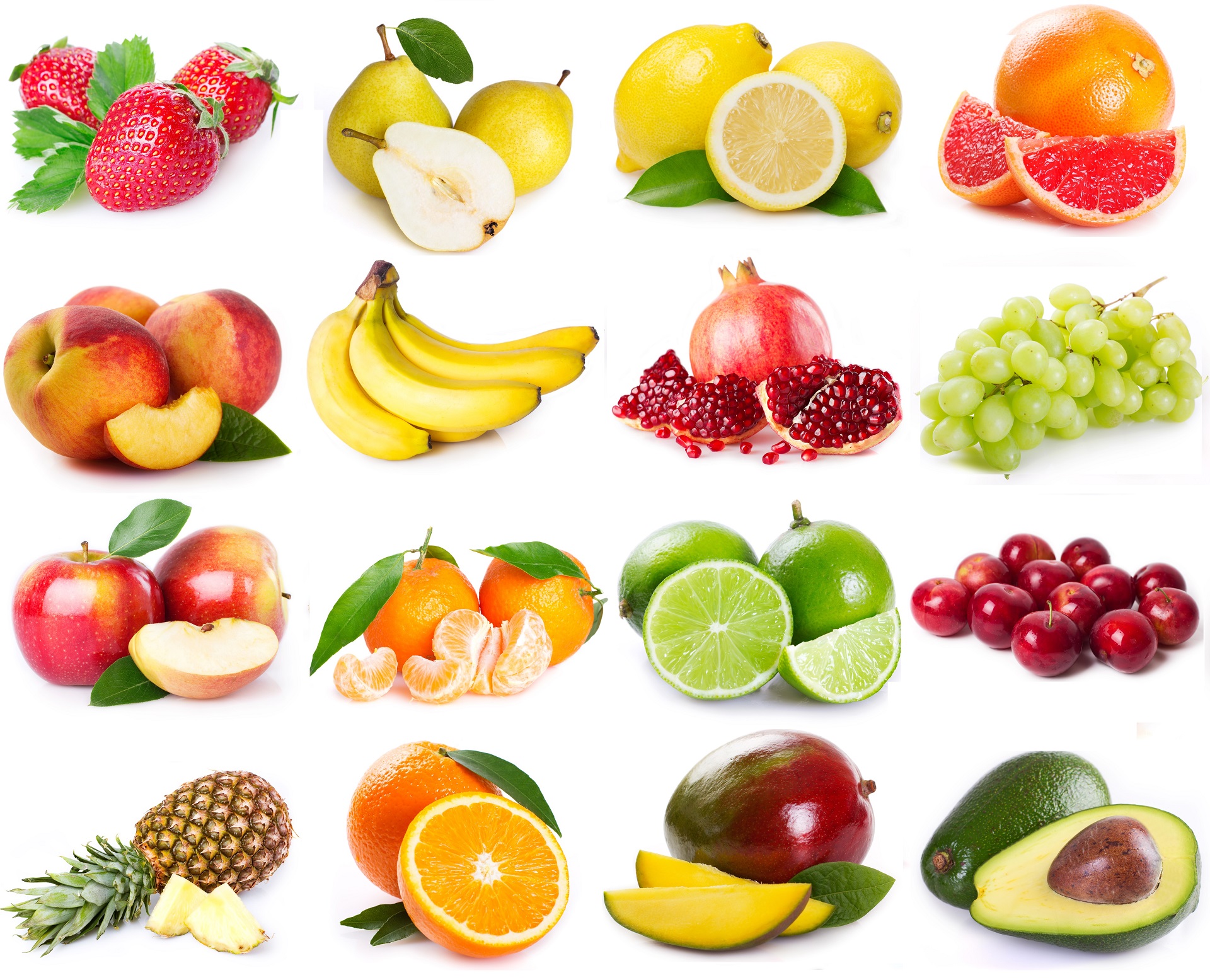 7 frutas sin azúcar