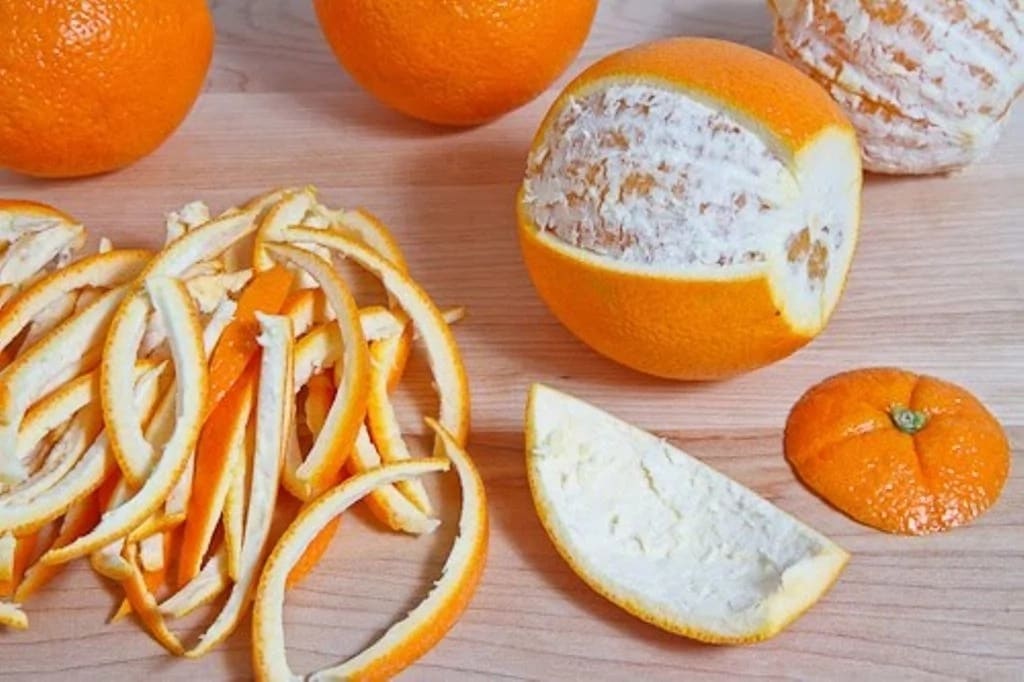 Апельсин калорийность на 100 грамм без кожуры
