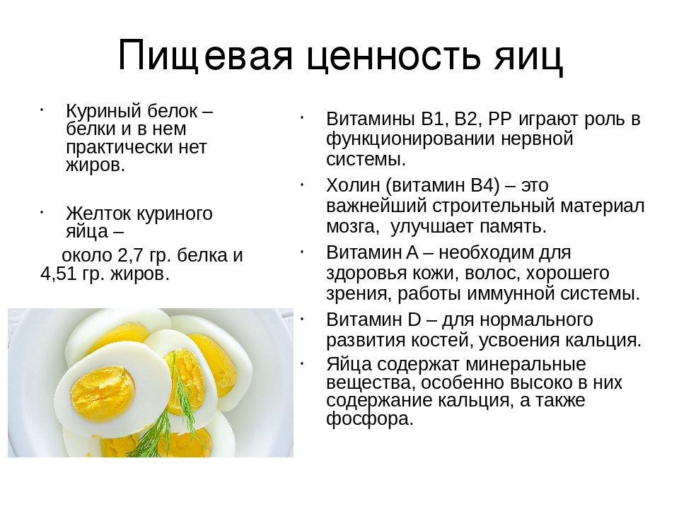 Яйца - калорийность, польза и вред, полезные свойства