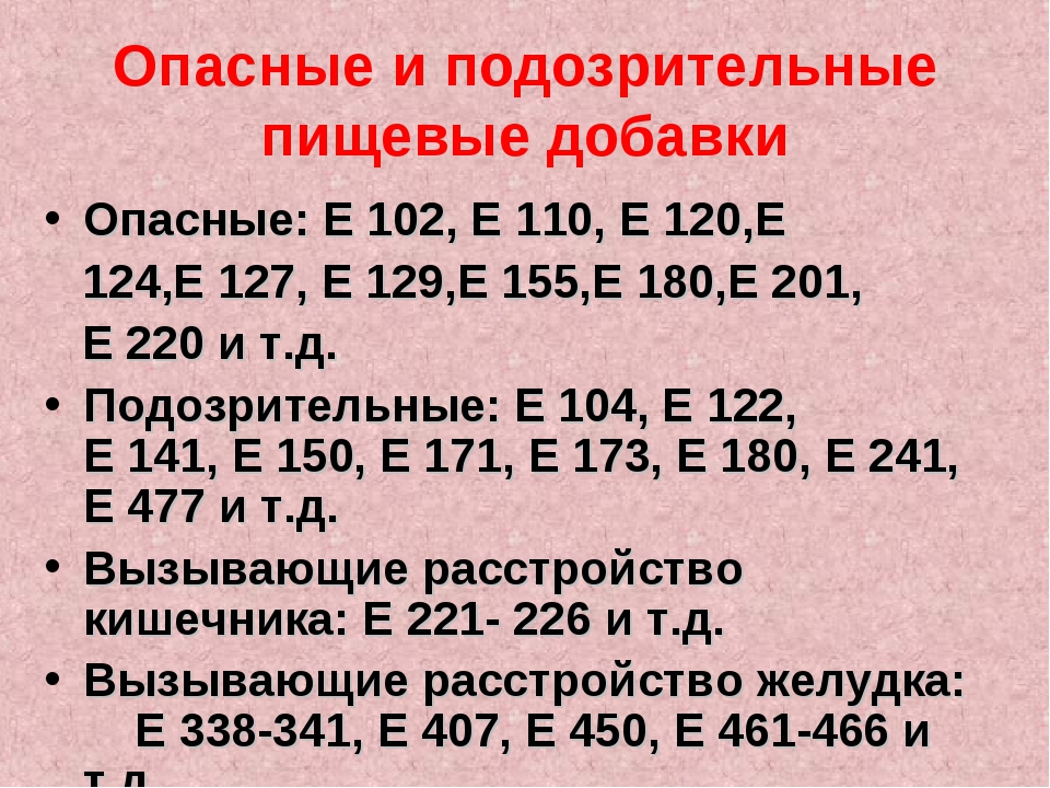 E202 сорбат калия - действие на здоровье, польза и вред, описание - www.calorizator.ru