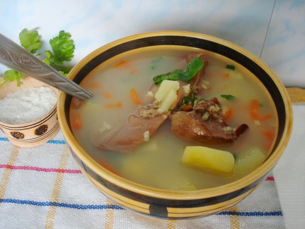 Рецепт супа из гуся с фото
