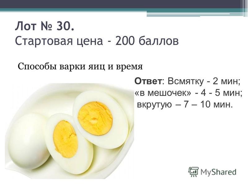 Яйцо куриное — химический состав, пищевая ценность
