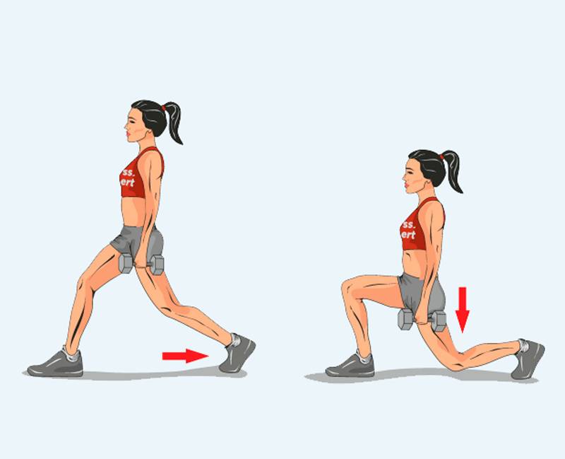 Как правильно делать выпады со штангой? — sportfito — сайт о спорте и здоровом образе жизни