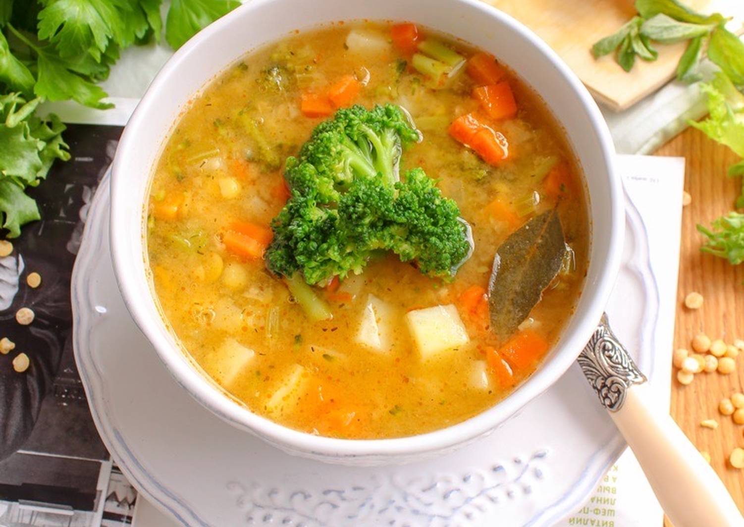 Гороховый суп с копченостями: 7 классических пошаговых рецептов с фото
