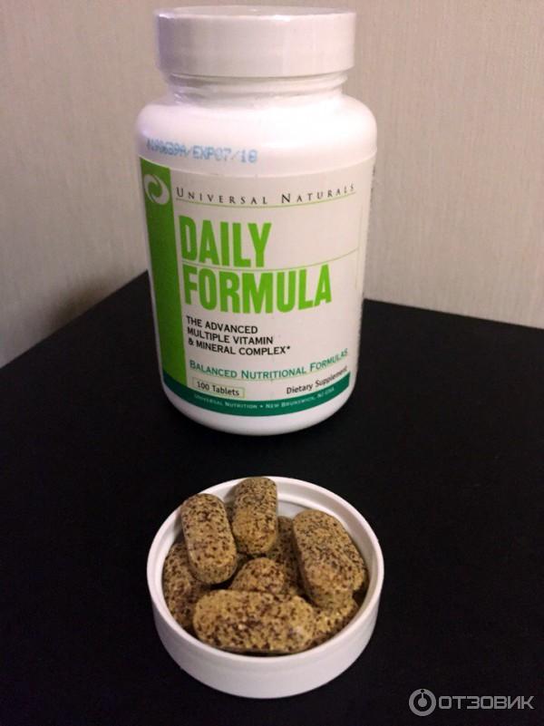 Daily formula universal nutrition противопоказания