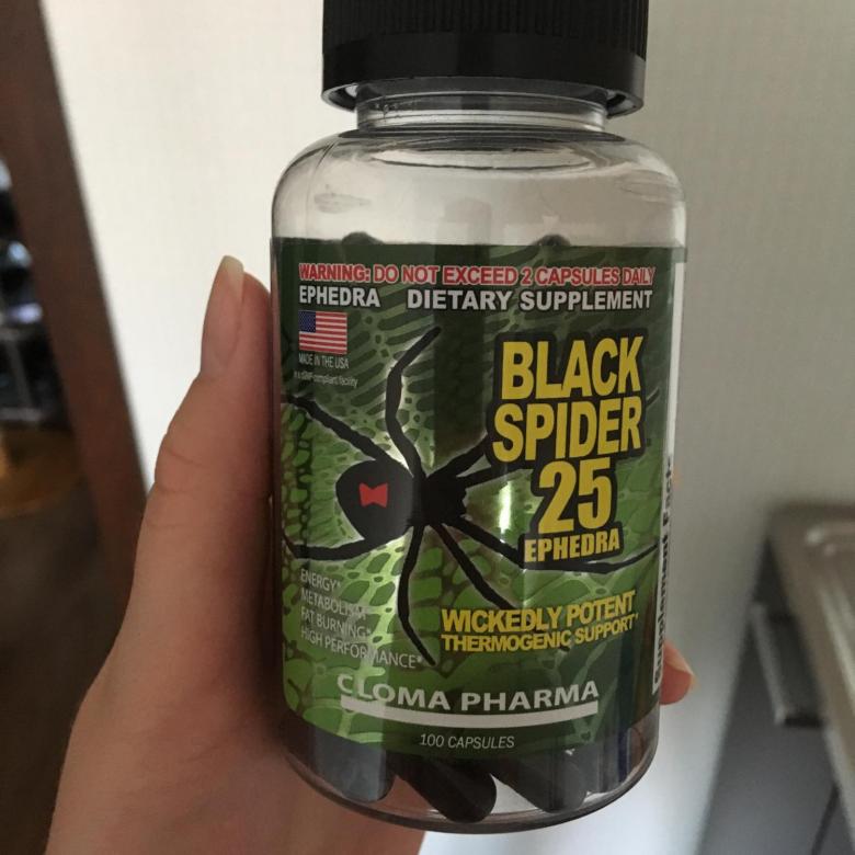 Жиросжигатель black spider: инструкция по применению таблеток