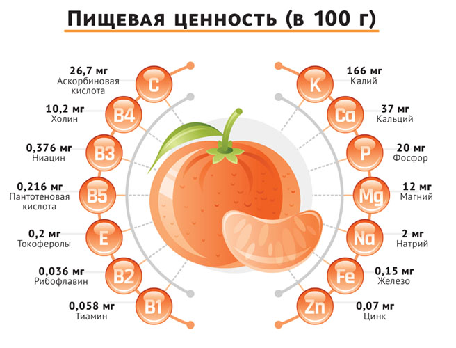 Польза и вред мандаринов для здоровья организма, калорийность и противопоказания