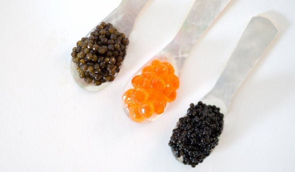 Tobiko and Caviar. Club Caviar.