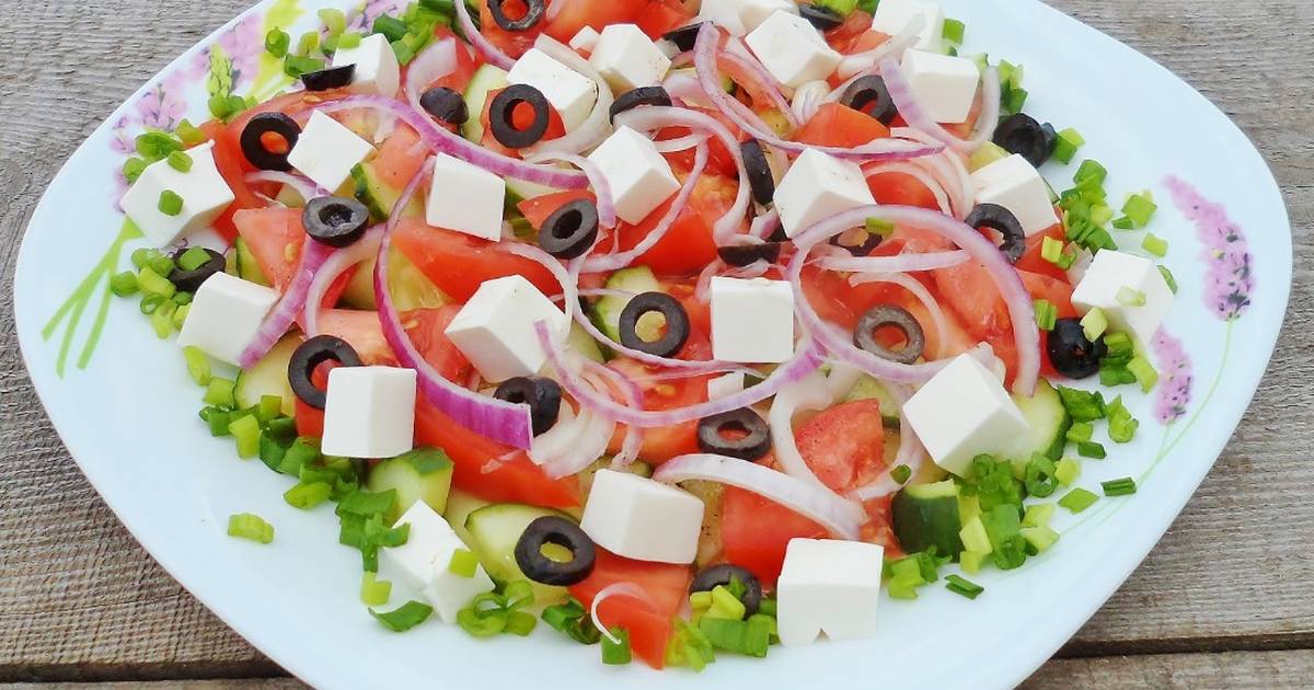 Салат греческий - 5 очень вкусных классических рецептов
