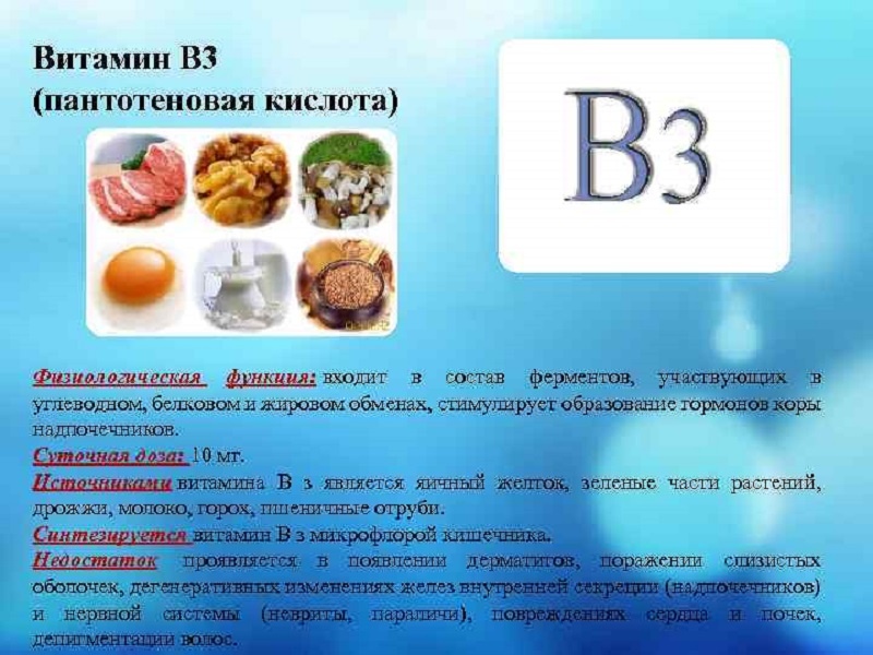 Витамин b5 (пантотеновая кислота)