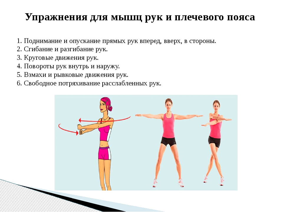 Упражнения подготовительного этапа. Комплекс упражнений для мышц рук и плечевого пояса. Комплекс упражнений для развития силы мышц плечевого пояса. Упражнения на верхний плечевой пояс физкультура. Комплекс упражнений для развития мышц верхнего плечевого пояса.