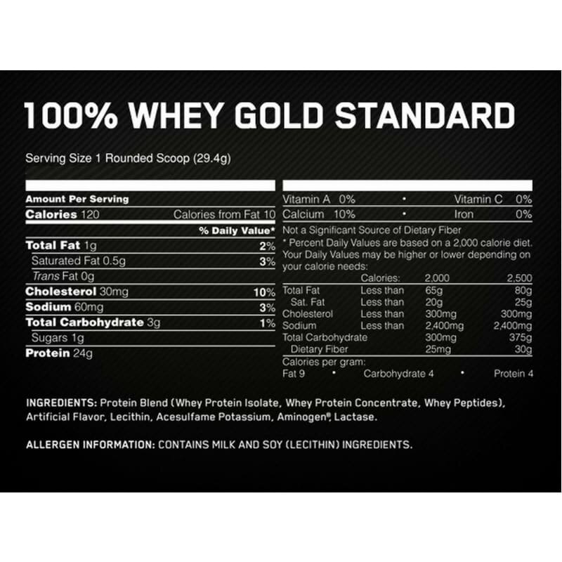 100% whey gold standard от optimum nutrition
