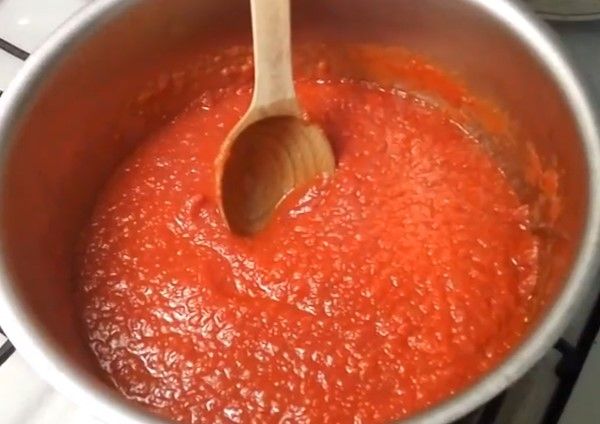 Сколько варить томат из помидоров на зиму