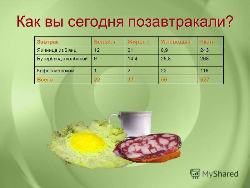 Рецепт омлет из 2х яиц с молоком. калорийность, химический состав и пищевая ценность.