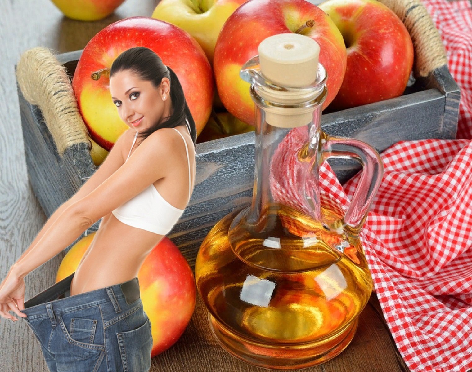 Яблочный уксус – польза при похудении, вред и противопоказания