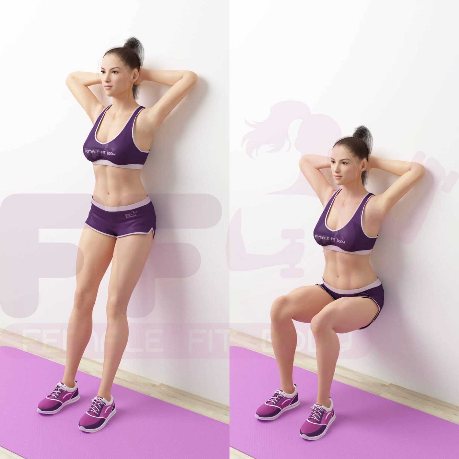 Как правильно делать упражнение «стульчик» у стены» — 4 вида движения и какие мышцы работают? - леди стиль жизни