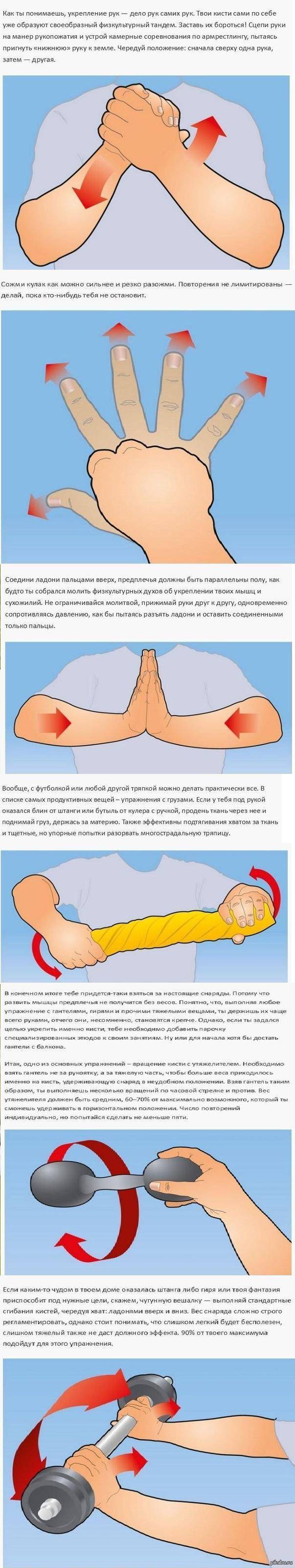 Как укрепить запястья рук: 7 упражнений для укрепления кистей, запястье и предплечий в домашних условиях