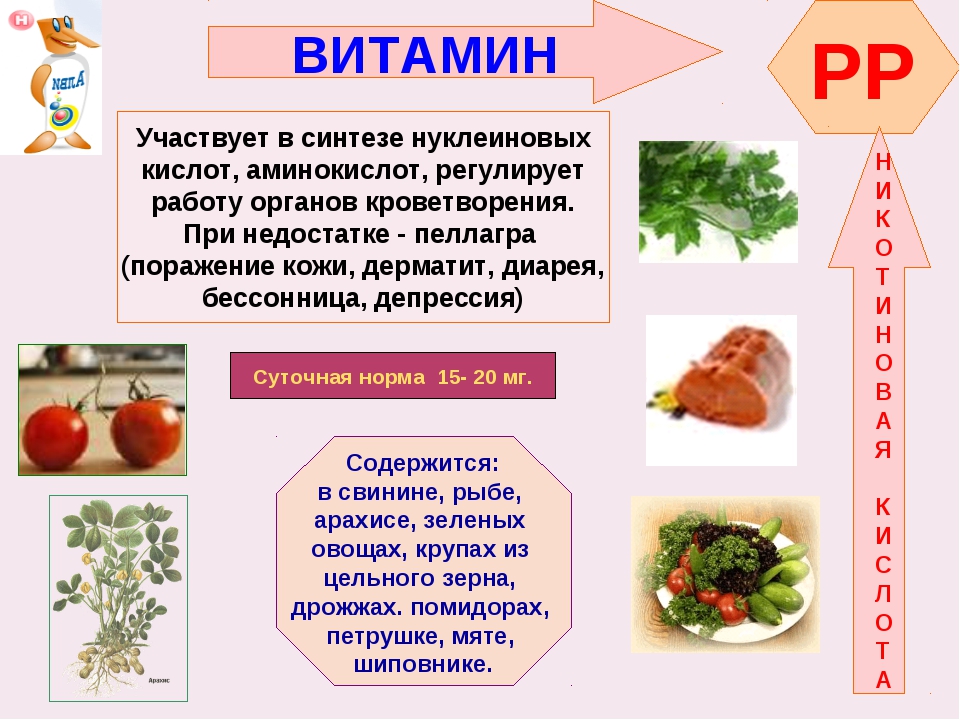 Витамин b3 (ниацин, витамин pp, никотиновая кислота). функции, источники и применение никотиновой кислоты | медицина на "добро есть!"