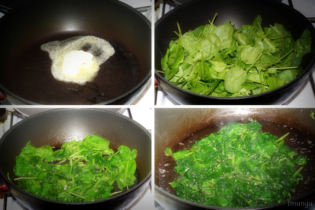 Пошаговый рецепт как приготовить свежий шпинат на гарнир