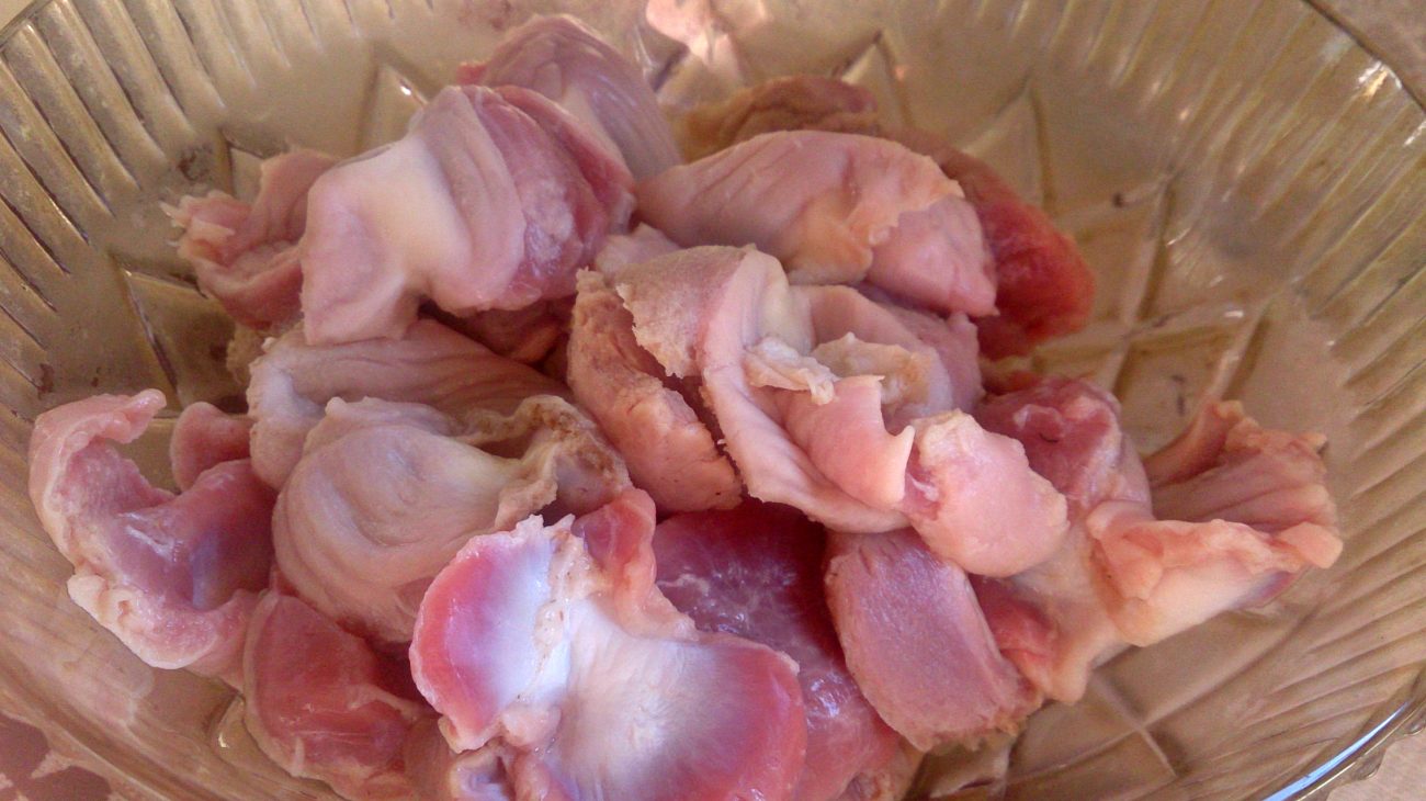 Калорийность куриных желудков тушеных и отварных :: syl.ru